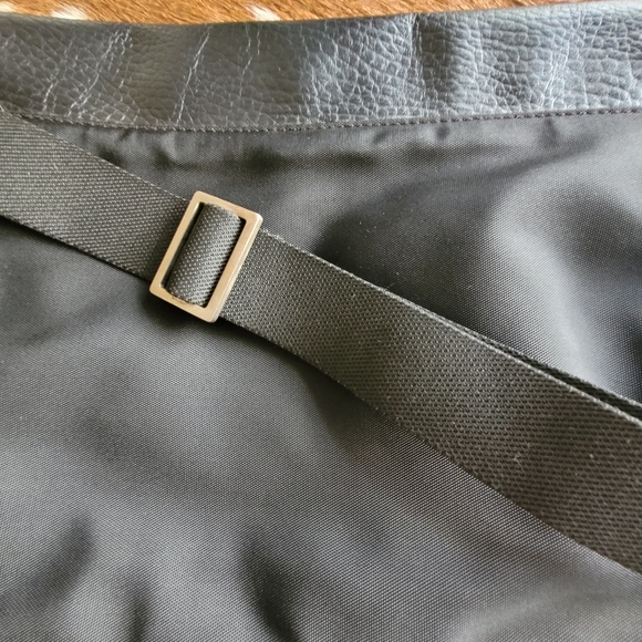 Salvatore Ferragamo Men's Leather Nylon Messenger Bag - Picture 7 of 16